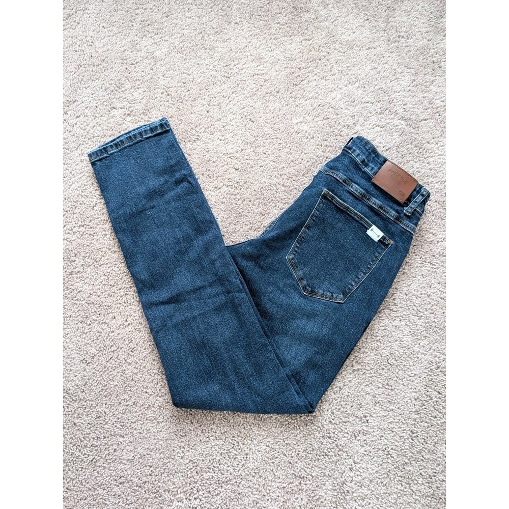 Barbell Apparel Jeans Mens 34X32 (Fits 32X32) Blue Athletic Fit Stretch Denim